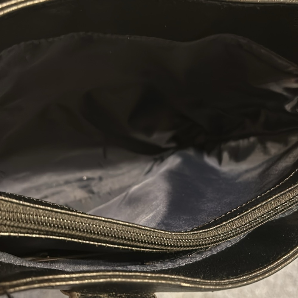 Tommy Hilfiger Navy and Black Logo Satchel - Picture 3 of 5